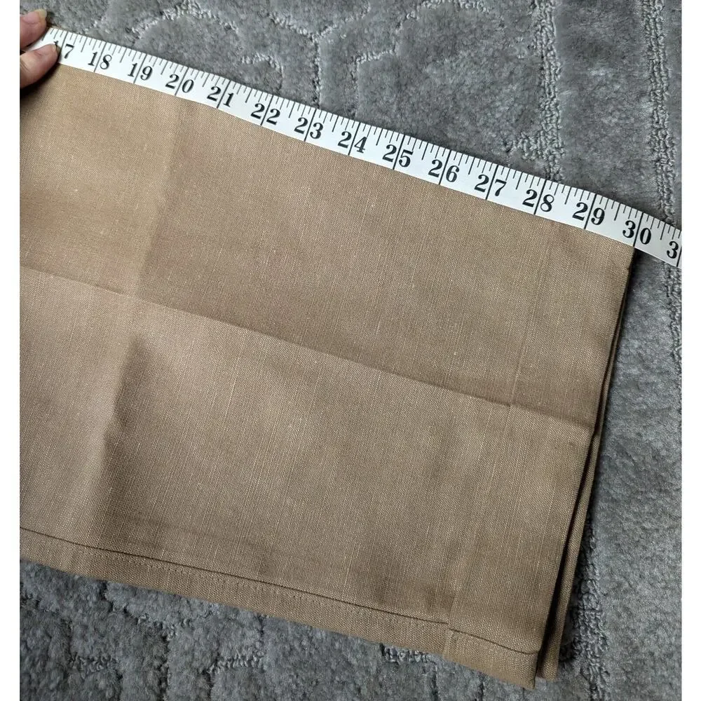 Savane Dress Pants MENS 40x30 TAN PLEATED CUFFED SLACKS career business normcore
